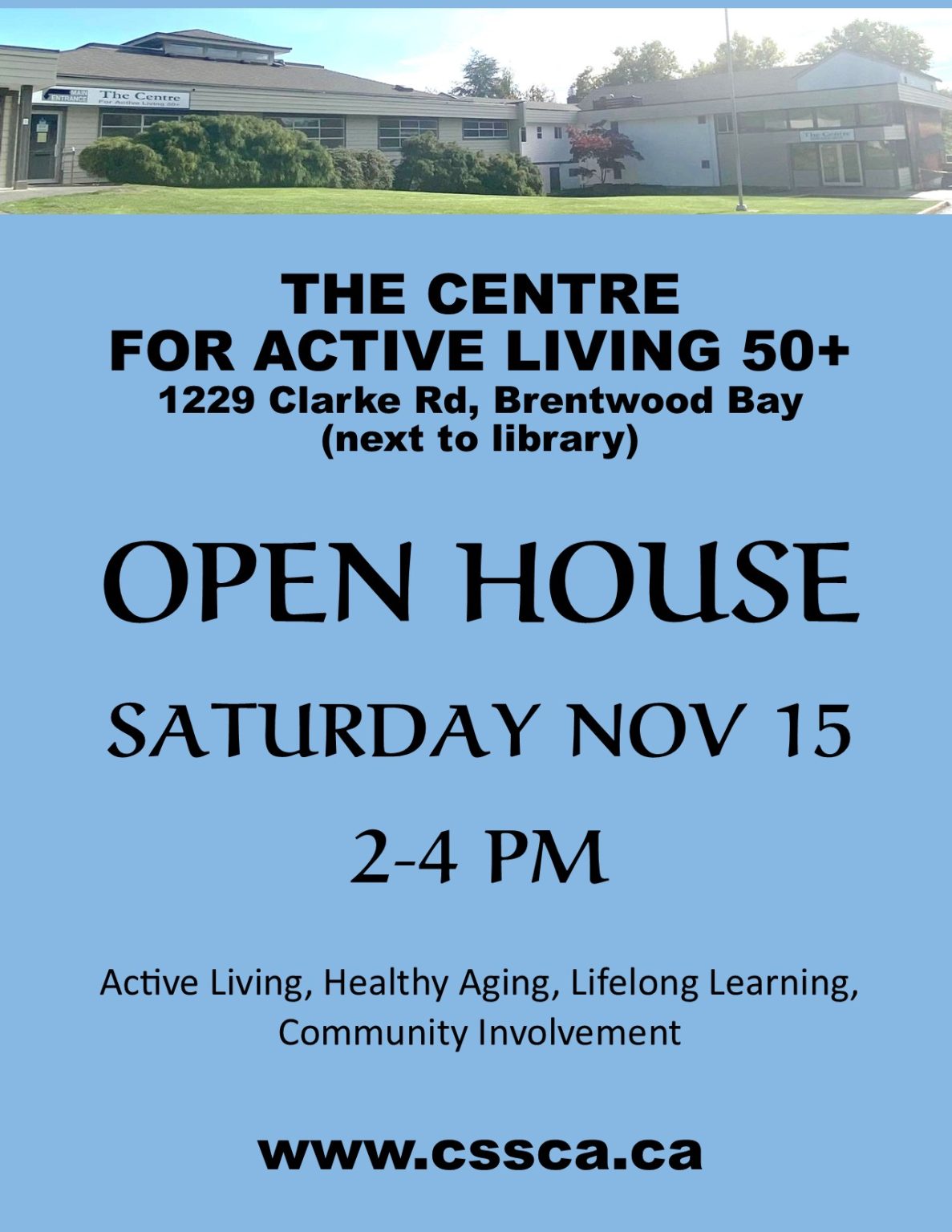Open House Roster OPEN HOUSE November 15th 2-4pm